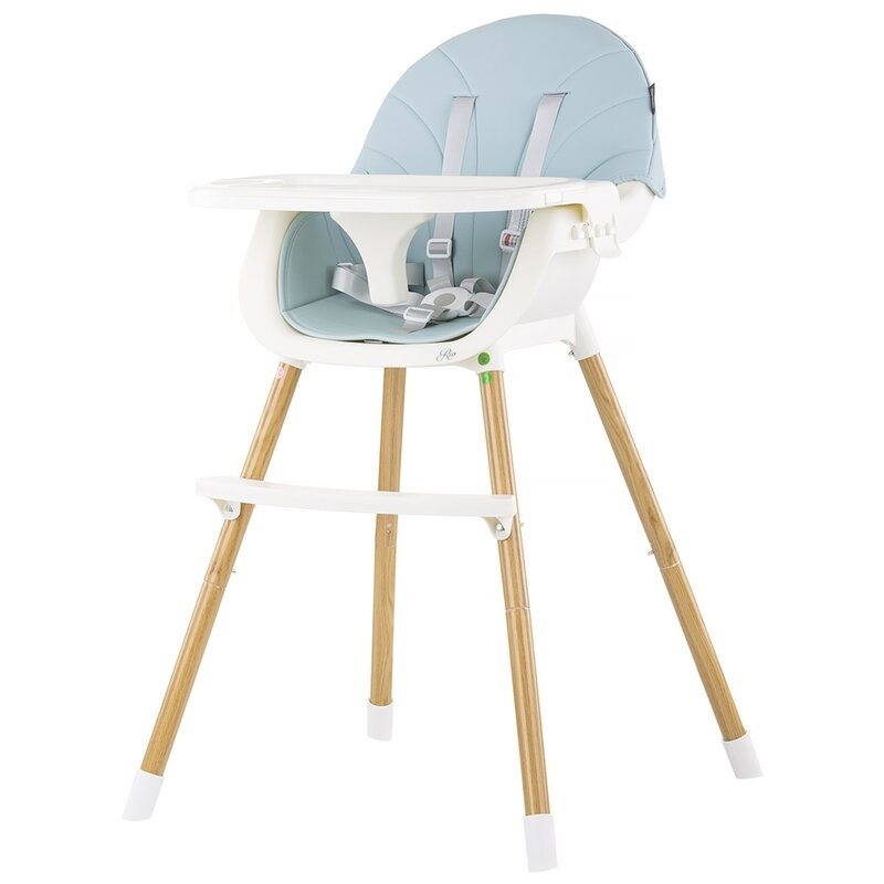 Chipolino - scaun de masa multifunctional rio , peony, 2 in 1, 61x51 cm, albastru