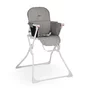 Scaun de masa, Feedo, Bite, Pliabil, Pana la 15 kg, Aspect elegant, Suport de picioare ajustabil, Cu tavita detasabila,  6- 36 luni, Conform cu EN14988-2:2006+A1:2012, Cappuccino - 3