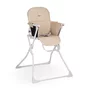 Scaun de masa, Feedo, Bite, Pliabil, Pana la 15 kg, Aspect elegant, Suport de picioare ajustabil, Cu tavita detasabila,  6- 36 luni, Conform cu EN14988-2:2006+A1:2012, Pastel Beige - 3