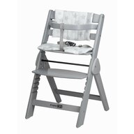 Scaun de masa, FreeON, Finny Fold, 6 luni - 15 Kg, Reglabil pe inaltime, Pernuta, Pliabil, Gray