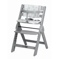 Scaun de masa, FreeON, Finny Fold, 6 luni - 15 Kg, Reglabil pe inaltime, Pernuta, Pliabil, Gray