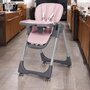Scaun de masa, FreeON, Kai,Pana la 15 kg, Inaltime reglabila in 8 pozitii, Suport de picioare reglabil in 3 pozitii, Reglare spatar in 4 pozitii, Cu tavita reglabila, 6-36 luni, Pink - 4