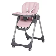 Scaun de masa, FreeON, Kai,Pana la 15 kg, Inaltime reglabila in 8 pozitii, Suport de picioare reglabil in 3 pozitii, Reglare spatar in 4 pozitii, Cu tavita reglabila, 6-36 luni, Pink