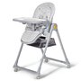  Scaun de masa, Kinderkraft Select, Lastree, 2 in 1, Sezlong, Pliabil, Cu tavita, Cu suport picioare, Cu husa detasabila si lavabila, Reglabil, 0 luni+, Gri - 9