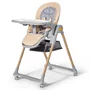 Scaun de masa, Kinderkraft Select, Lastree, 2 in 1, Sezlong, Pliabil, Cu tavita, Cu suport picioare, Cu husa detasabila si lavabila, Reglabil, 0 luni+, Wood - 2