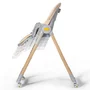 Scaun de masa, Kinderkraft Select, Lastree, 2 in 1, Sezlong, Pliabil, Cu tavita, Cu suport picioare, Cu husa detasabila si lavabila, Reglabil, 0 luni+, Wood - 7