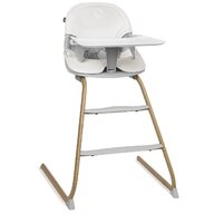 Scaun de masa, Lionelo, Dalia, 2 in 1, Transformabil, Cu 2 suporturi pentru picioare, Cu tavita detasabila, Sustine 60 kg, 6 luni+, Conform cu EN14988, Gri