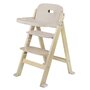 Scaun de masa, Lionelo, Floris, 3 in 1, Din Lemn, Transformabil, Reglabil pe inaltime in 4 pozitii, Suport picioare- 4 pozitii, 6 luni- 12 ani, Sustine 40 kg, Bej - 5
