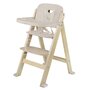Scaun de masa, Lionelo, Floris, 3 in 1, Din Lemn, Transformabil, Reglabil pe inaltime in 4 pozitii, Suport picioare- 4 pozitii, 6 luni- 12 ani, Sustine 40 kg, Bej - 9