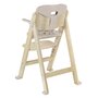Scaun de masa, Lionelo, Floris, 3 in 1, Din Lemn, Transformabil, Reglabil pe inaltime in 4 pozitii, Suport picioare- 4 pozitii, 6 luni- 12 ani, Sustine 40 kg, Bej - 15