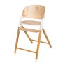 Scaun de masa multifunctional Celia, Lionelo, Din lemn de fag, 6 luni- adult, Reglabil pe inaltime, Spatar lat, Sezut ergonomic, Tavita silicon, Suport de picioare reglabil, Greutate maxima 90 Kg, Alb/Natural - 10