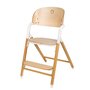 Scaun de masa multifunctional Celia, Lionelo, Din lemn de fag, 6 luni- adult, Reglabil pe inaltime, Spatar lat, Sezut ergonomic, Tavita silicon, Suport de picioare reglabil, Greutate maxima 90 Kg, Alb/Natural - 11