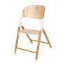 Scaun de masa multifunctional Celia, Lionelo, Din lemn de fag, 6 luni- adult, Reglabil pe inaltime, Spatar lat, Sezut ergonomic, Tavita silicon, Suport de picioare reglabil, Greutate maxima 90 Kg, Alb/Natural - 13