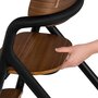 Scaun de masa multifunctional Celia, Lionelo, Din lemn de fag, 6 luni- adult, Reglabil pe inaltime, Husa impermeabila, Tavita silicon, Suport de picioare reglabil, Greutate maxima 90 Kg, Negru - 14