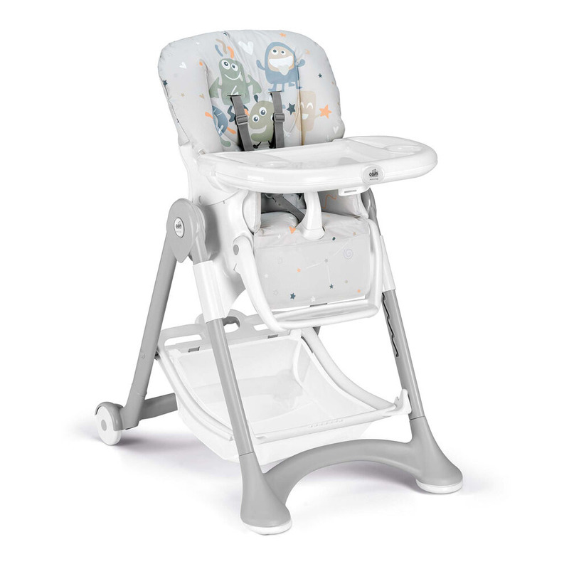 Scaun de masa multifunctional pentru bebelusi si copii, cam campione, inaltime ajustabila, varsta 6-36 luni, pliabil, centura de siguranta in 5 puncte, 3 tavite detasabile, depozitare, minions