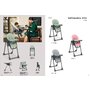 Scaun de Masa Multifunctional pentru Bebelusi si Copii, CAM   Pappananna Icon, Inaltime Ajustabila, Varsta 6-36 luni, Pliabil, Centura de Siguranta in 5 Puncte, Depozitare, Grey - 6