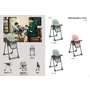 Scaun de Masa Multifunctional pentru Bebelusi si Copii, CAM   Pappananna Icon, Inaltime Ajustabila, Varsta 6-36 luni, Pliabil, Centura de Siguranta in 5 Puncte, Depozitare, Grey - 6