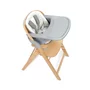 Scaun de masa multifunctional pliabil, Jane, Forest, De la 6 luni la adult, Din lemn fag, Greutate maxima 100 Kg, Mist - 19