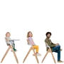 Scaun de masa multifunctional pliabil, Jane, Forest, De la 6 luni la adult, Din lemn fag, Greutate maxima 100 Kg, Mist - 2