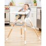 Scaun de masa multifunctional, Skip Hop, Eon, De la 6 luni+, Pana la 36 Kg, 4 moduri de utilizare, Tava detasabila, Suport pentru picioare cu 2 pozitii, Gri - 3