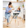 Scaun de masa multifunctional, Skip Hop, Eon, De la 6 luni+, Pana la 36 Kg, 4 moduri de utilizare, Tava detasabila, Suport pentru picioare cu 2 pozitii, Gri - 10