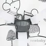 Scaun de masa, New Baby, 2 in 1, Transformabil in masuta si scaun, Din lemn, Inaltime 93 cm, Jerry - 5