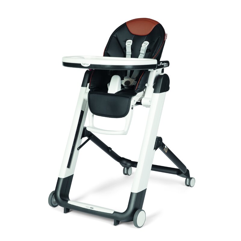 Peg Perego - Scaun de masa Siesta 2 in 1 Follow Me, Ebony