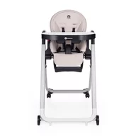 Scaun de masa, Petite&Mars, Tasty, Multifunctional, Pana la 15 kg, Reglabil pe inaltime in 7 pozitii, Spatar reglabil pana la 175 grade, Suport picioare si tavita reglabile, Cu roti, Aluminiu, Jasmine Honey
