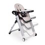 Scaun de masa, Petite&Mars, Tasty, Multifunctional, Pana la 15 kg, Reglabil pe inaltime in 7 pozitii, Spatar reglabil pana la 175 grade, Suport picioare si tavita reglabile, Cu roti, Aluminiu, Jasmine Honey - 6