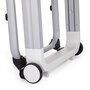 Scaun de masa, Petite&Mars, Tasty, Multifunctional, Pana la 15 kg, Reglabil pe inaltime in 7 pozitii, Spatar reglabil pana la 175 grade, Suport picioare si tavita reglabile, Cu roti, Aluminiu, Jasmine Honey - 10