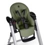 Scaun de masa, Petite&Mars, Tasty, Multifunctional, Pana la 15 kg, Reglabil pe inaltime in 7 pozitii, Spatar reglabil pana la 175 grade, Suport picioare si tavita reglabile, Cu roti, Aluminiu, Mature Olive - 9