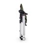 Scaun de masa, Petite&Mars, Tasty, Multifunctional, Pana la 15 kg, Reglabil pe inaltime in 7 pozitii, Spatar reglabil pana la 175 grade, Suport picioare si tavita reglabile, Cu roti, Aluminiu, Mature Olive - 12