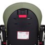 Scaun de masa, Petite&Mars, Tasty, Multifunctional, Pana la 15 kg, Reglabil pe inaltime in 7 pozitii, Spatar reglabil pana la 175 grade, Suport picioare si tavita reglabile, Cu roti, Aluminiu, Mature Olive - 13