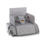 Scaun de masa portabil, Booster, Jane, Avant, Transformabil in geanta, Cu ham, Conform UNE-EN 16120:2013+A2:2018, 6-36 luni, Dim Grey