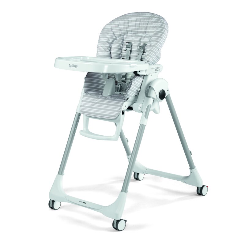Peg perego - scaun de masa prima pappa zero follow me, lineargrey