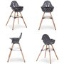 Childhome - Scaun de masa reglabil in inaltime  Evolu 2 Natural/Antracit - 3