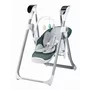Scaun de masa si balansoar, FreeON, Oli Deluxe, 2 in 1, Transformabil, Multifunctional, Cu melodii de leagan, 0 luni+, Pistachio - 1