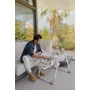 Scaun de masa si Balansoar, Jane, Mila 2 in 1, Transformabil, Multifunctional, Cu husa din imitatie piele, 0 luni+, Conform cu EN 14988:2017 + A1:2020EN 12790:2023, Iris - 7