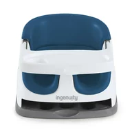 Scaun inaltator, Ingenuity, 2 in 1, Tavita pliabila, Utilizare atasat de scaun sau individual pe podea, Pana la 22 kg, Fara BPA, 6 luni+, Albastru inchis