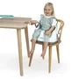 Scaun inaltator, Ingenuity, 2 in 1, Tavita pliabila, Utilizare atasat de scaun sau individual pe podea, Pana la 22 kg, Fara BPA, 6 luni+, Verde - 2