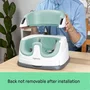 Scaun inaltator, Ingenuity, 2 in 1, Tavita pliabila, Utilizare atasat de scaun sau individual pe podea, Pana la 22 kg, Fara BPA, 6 luni+, Verde - 6