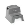 Scaunel Inaltator, Jane, Pentru WC, In Doua Trepte, Suprafata antiderapanta, 3 ani +, Dim Grey - 1