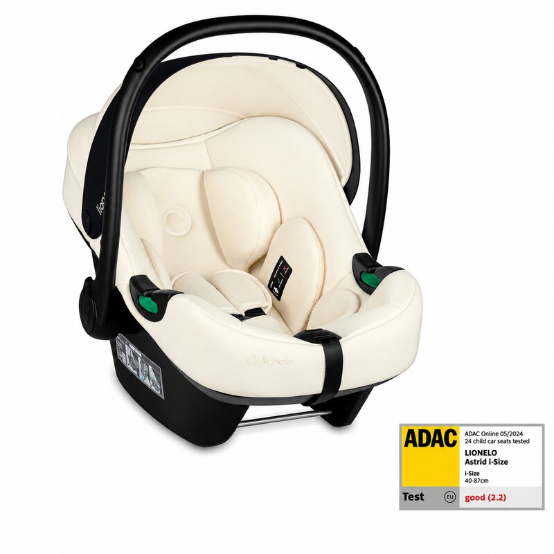 Scoica auto, Lionelo, i-Size Astrid, 0-13 Kg, 40-87 cm, Cu maner si…
