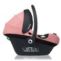 Scoica auto, Lionelo, i-Size Astrid, 0-13 Kg, 40-87 cm, Cu maner si capotina reglabile, Cu protectie laterala avansata, Salteluta confortabila,  Testat ADAC, Conform cu standardul european de securitate R129, Roz - 9