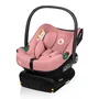 Scoica auto, Lionelo, i-Size Astrid, 0-13 Kg, 40-87 cm, Cu maner si capotina reglabile, Cu protectie laterala avansata, Salteluta confortabila,  Testat ADAC, Conform cu standardul european de securitate R129, Roz - 16