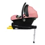 Scoica auto, Lionelo, i-Size Astrid, 0-13 Kg, 40-87 cm, Cu maner si capotina reglabile, Cu protectie laterala avansata, Salteluta confortabila,  Testat ADAC, Conform cu standardul european de securitate R129, Roz - 17