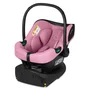 Scoica auto, Lionelo, i-Size Astrid, 0-13 Kg, 40-87 cm, Cu maner si capotina reglabile, Cu protectie laterala avansata, Salteluta confortabila,  Testat ADAC, Conform cu standardul european de securitate R129, Roz - 17