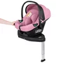 Scoica auto, Lionelo, i-Size Astrid, 0-13 Kg, 40-87 cm, Cu maner si capotina reglabile, Cu protectie laterala avansata, Salteluta confortabila,  Testat ADAC, Conform cu standardul european de securitate R129, Roz - 24