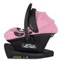Scoica auto, Lionelo, i-Size Astrid, 0-13 Kg, 40-87 cm, Cu maner si capotina reglabile, Cu protectie laterala avansata, Salteluta confortabila,  Testat ADAC, Conform cu standardul european de securitate R129, Roz - 26