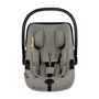 Scoica auto, Lionelo, i-Size Astrid, 0-13 Kg, 40-87 cm, Cu maner si capotina reglabile, Cu protectie laterala avansata, Salteluta confortabila, Testat ADAC, Conform cu standardul european de securitate R129, Taupe - 8